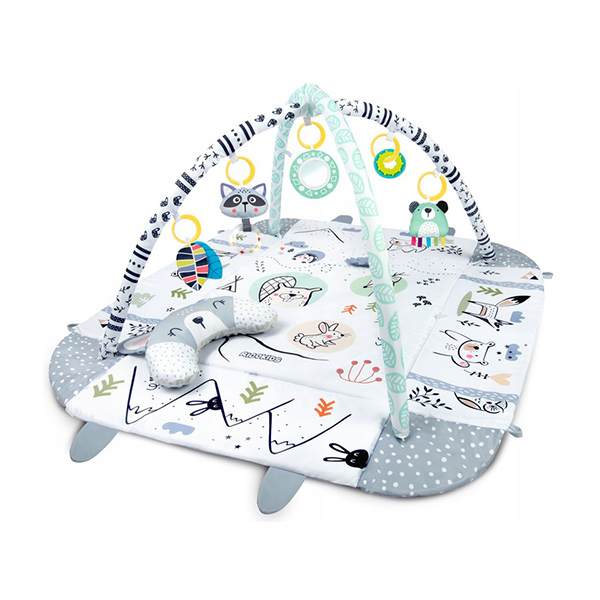 RicoKids Διαδραστικό Εκπαιδευτικό Γυμναστήριο & Χαλάκι Δραστηριοτήτων 2 Ωψεων Rabbit