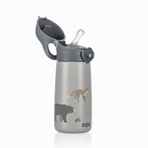 Zopa Παγουρι Θερμός Με Καλαμάκι Σιλικόνης 400ml Mountains