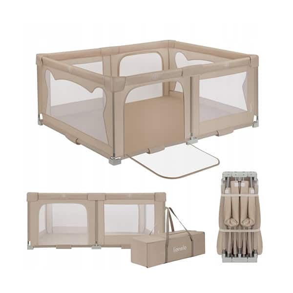 Lionelo Florence Easy Fold Πάρκο 150X180cm Beige Sand