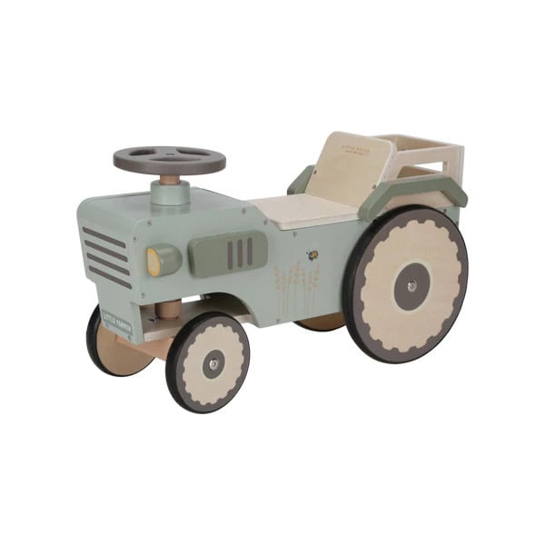 Little Dutch Ξύλινο τρακτέρ με 4 ρόδες Little Farm FSC