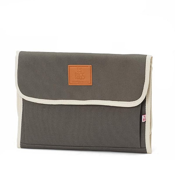 My Bag's Φορητή Αλλαξιέρα Πορτοφόλι Grey