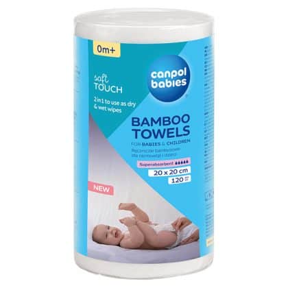 Canpol Πανάκια Καθαρισμού Bamboo 120τμχ