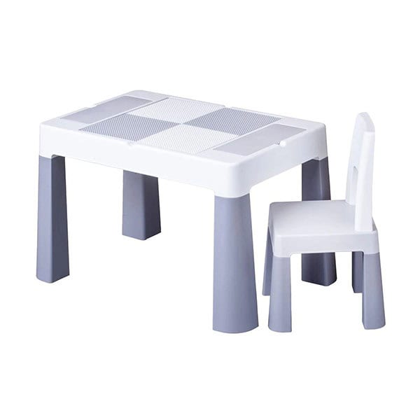 Tega Multifun Παιδικό Σετ Τραπέζι Με Καρέκλα Grey